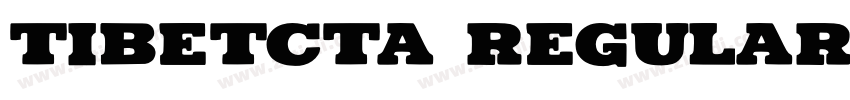 TibetCtA Regular字体转换